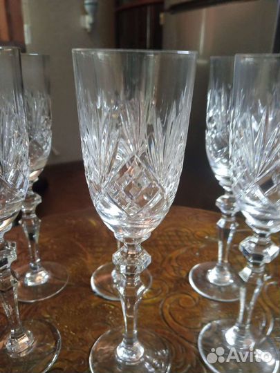 Фужеры хрустальные СССР