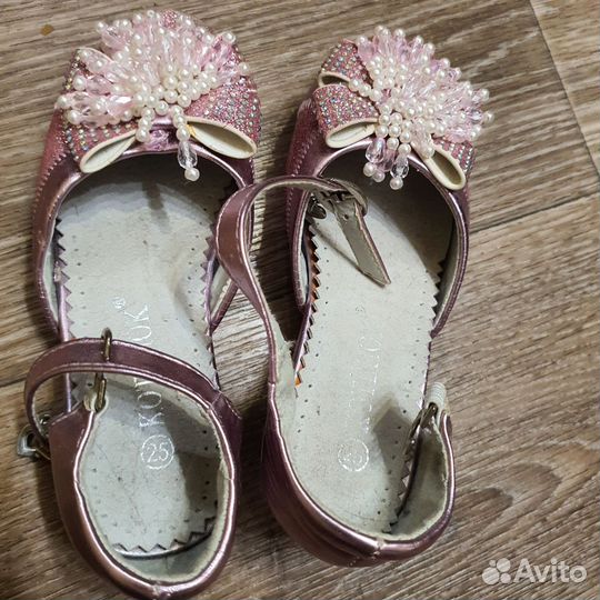 Туфли для девочки 25 размер