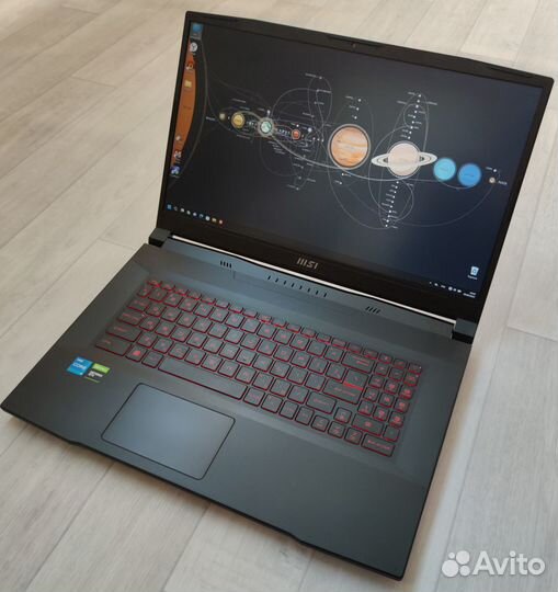 Игровой MSI\17.3\i5 -11400H/OZU 12g\SSD/GTX 1650