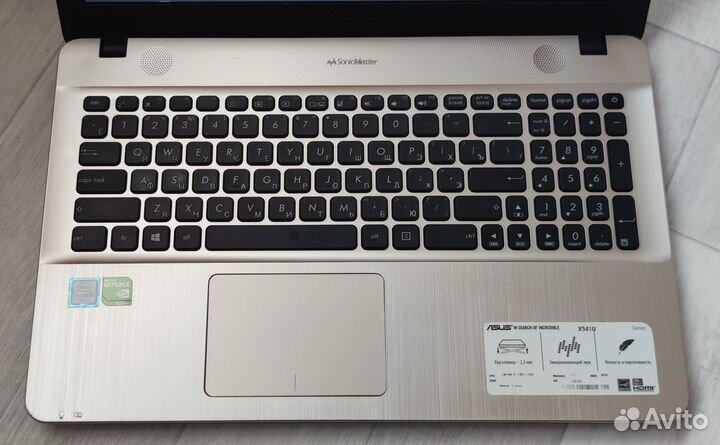 Игровой Asus\FHD\Core i3\SSD 512\GT 920MX-2\DDR4-8