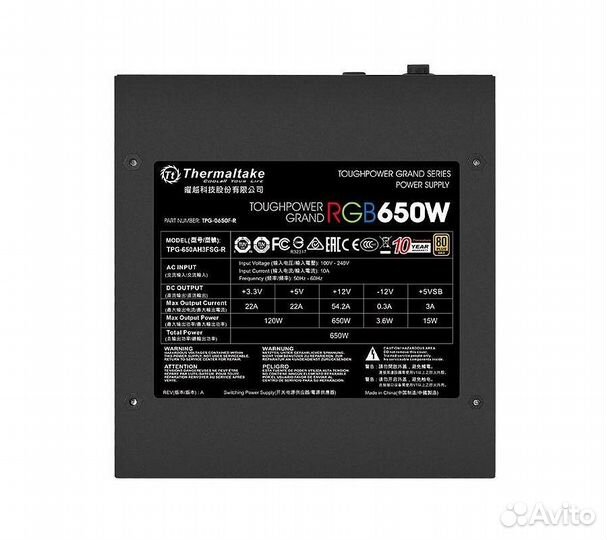 Блок питания Thermaltake Toughpower Grand RGB Sync