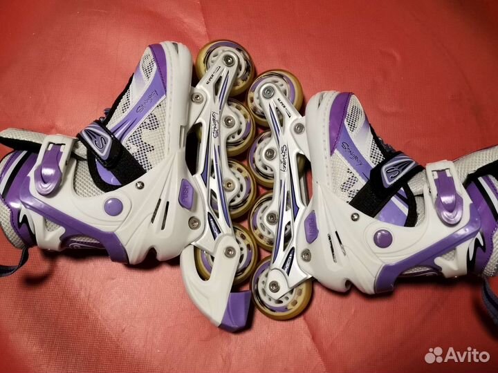 Ролики раздвижные Stingrey. Размер 31-34