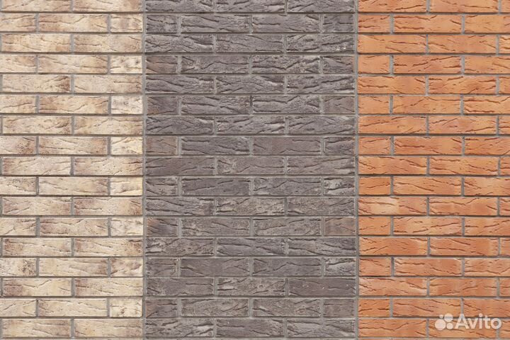 Тюменский облицовочный кирпич Графит