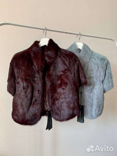 Новая накидка болеро мех кролика 40-44 размер