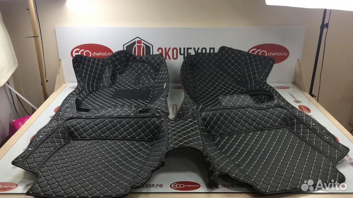 3D Коврики Mercedes Салон Багажник из Экокожи