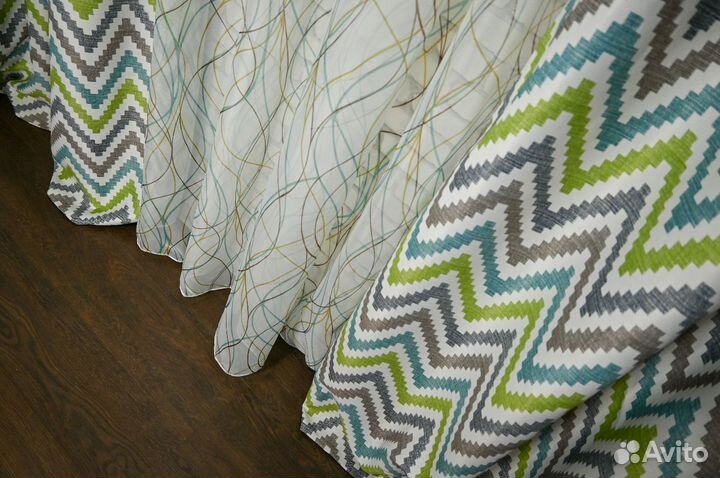 Прямые шторы классические