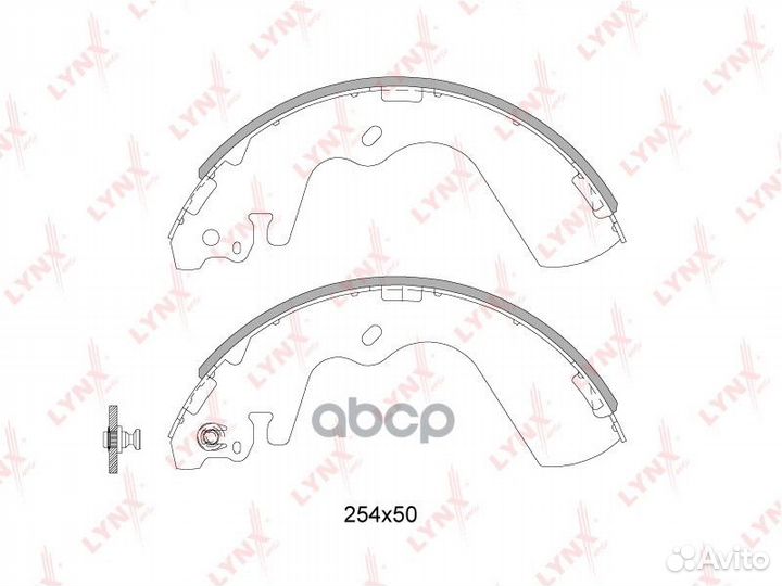 BS-3603 колодки барабанные задние Hyundai H100