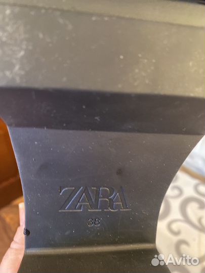 Сапоги женские натуральная кожа zara