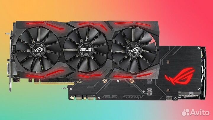 Видеокарта asus strix GTX 1070 8GB