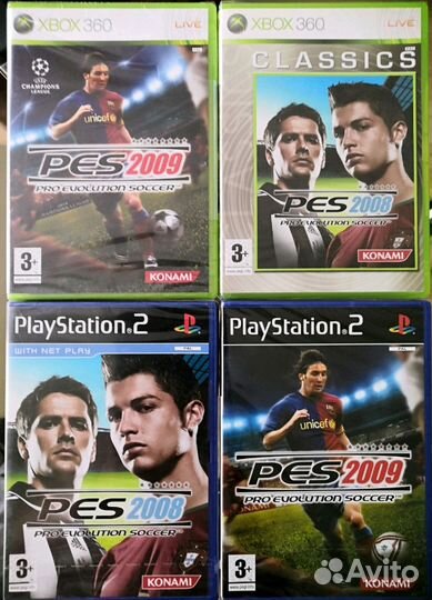PES 2008,2009 для PC, PS3, Wii, XBox добавлено