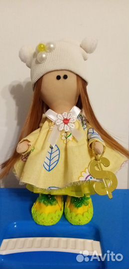 Интерьерная кукла ручной работы