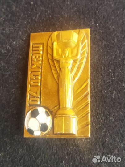 Значок СССР. Футбол. Мехико 1970 год