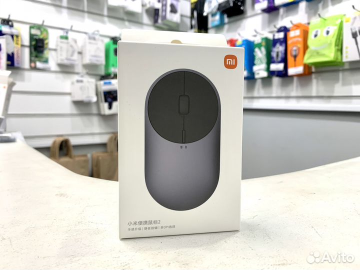 Мышь Xiaomi Mi Portable Mouse 2, Gray, bxsbmw02