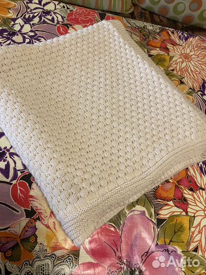 Плед детский вязанный