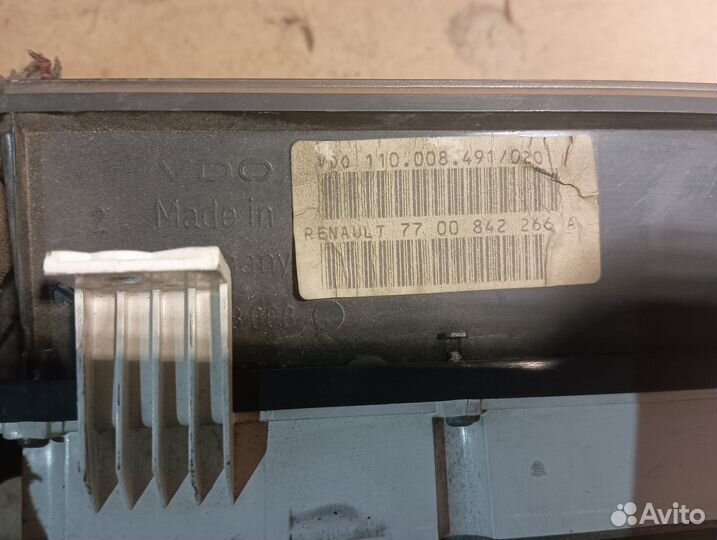 Панель приборов Renault Safrane