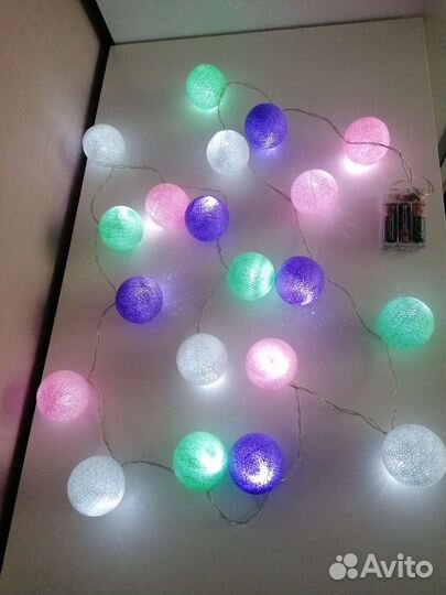 Гирлянда на кроватку