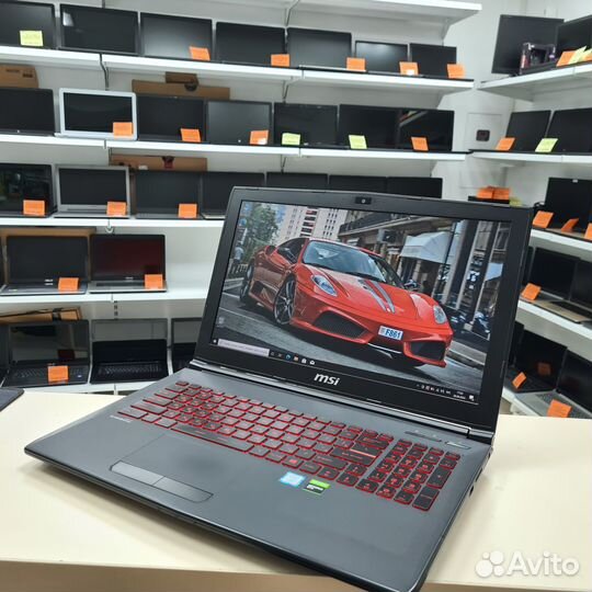 Игровой MSI i7-7700HQ/16GB/256GB+1TB/GTX 1060(6GB)