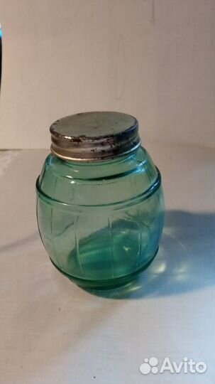 Баночка бочонок для меда 200 мл СССР с крышкой