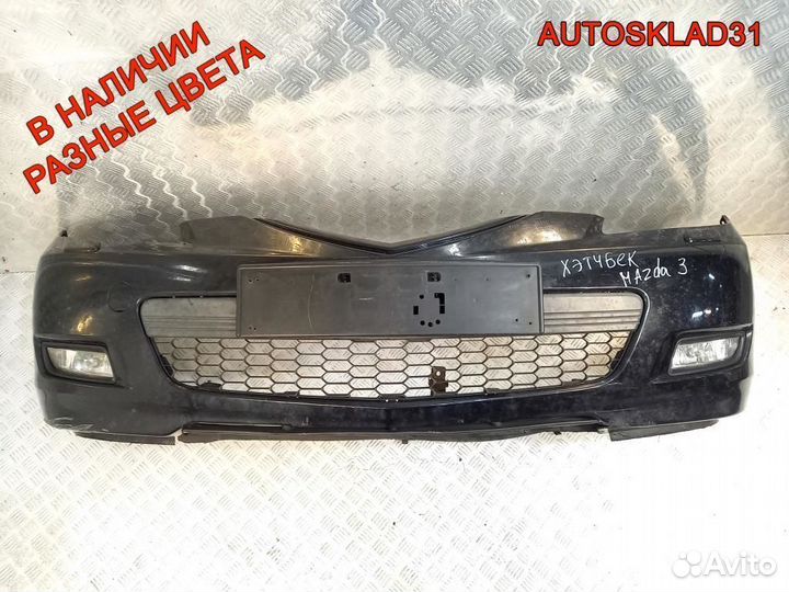 Бампер передний Mazda 3 BK Хетчбэк Спорт BR5V50031