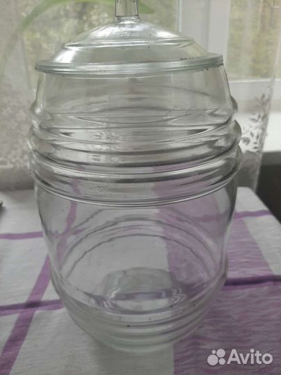 Стеклянная банка с крышкой 5 л
