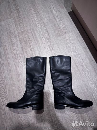 Сапоги женские натуральная кожа демисезонные р.38
