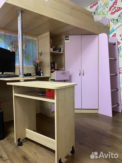 Кровать чердак