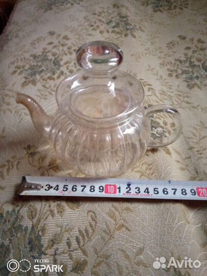 Чайник заварочный прозрачный с колбой внутри