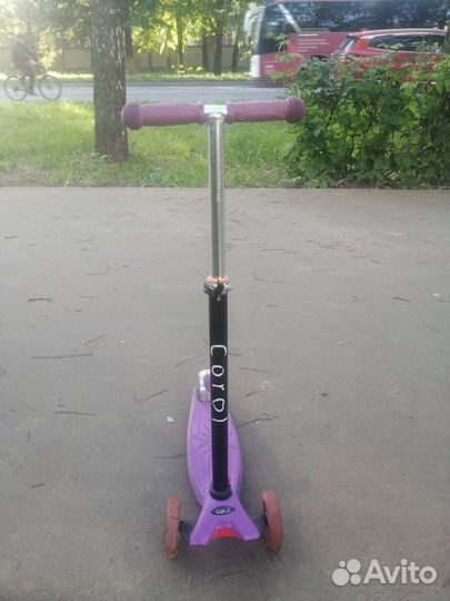 Детский 3-х колёсный самокат L-305 Colors