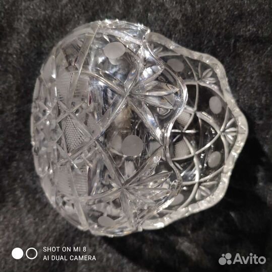 Хрустальная пепельница