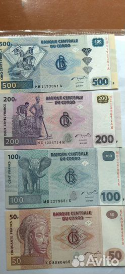 Банкноты Конго