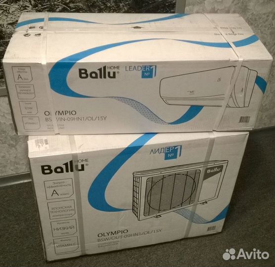 Кондиционер новый с гарантией 2 года