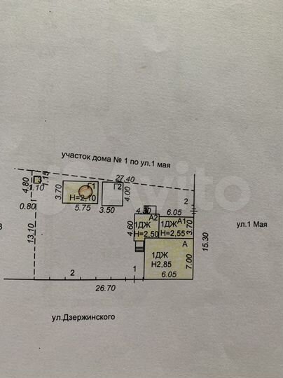Дом 64 м² на участке 4,6 сот.