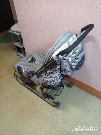 Коляска санки