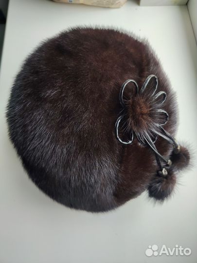 Шапка норковая женская