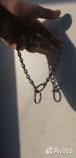 Цепь рывковая,удавка для собак