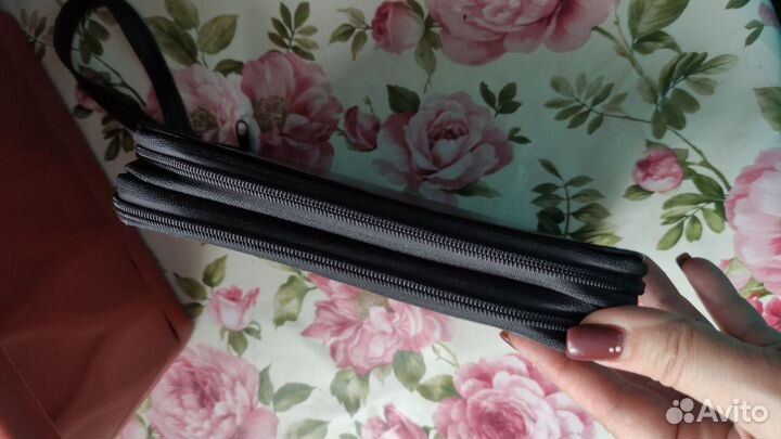 Барсетка мужская, кошелек ежедневник на кольцах