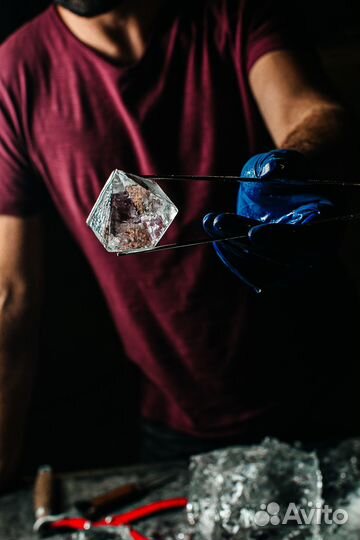 Лед пищевой diamond для коктейлей