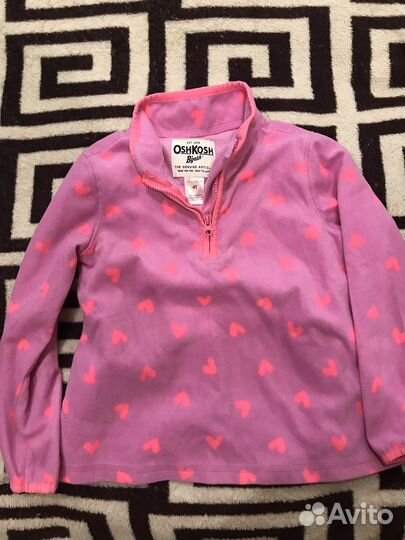 Oshkosh флисовая кофта
