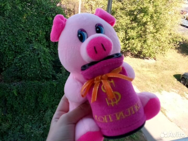 Поющая свинка копилка