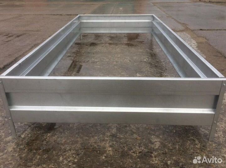 Грядка оцинкованная 1м х 3м х 22см