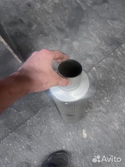 Глушитель прямоток на мотоцикл