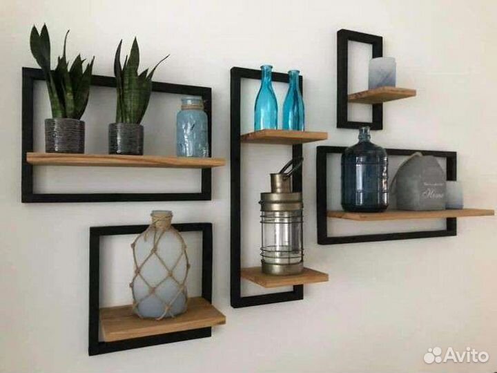 Полка настенная лофт