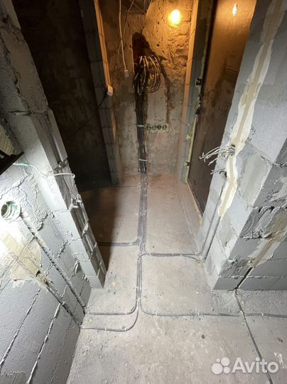 Электрика, штробление, перенос розеток