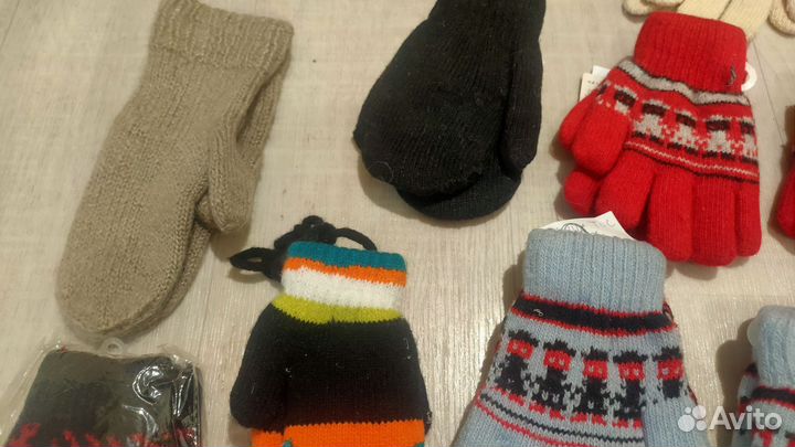 Перчатки варежки детские