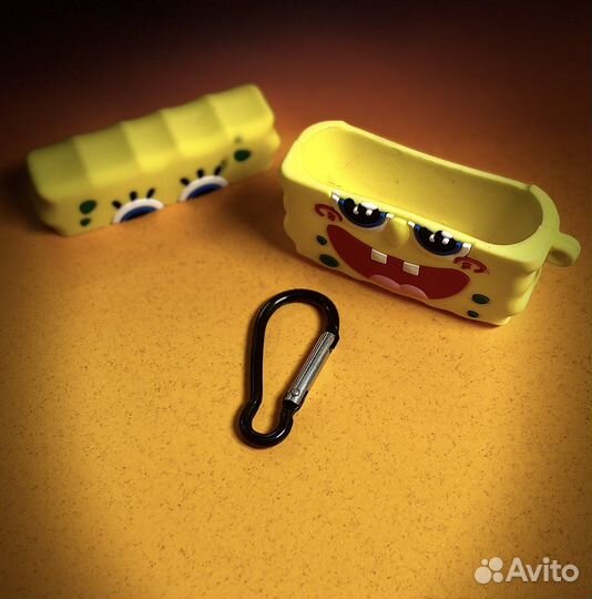 Чехол на AirPods Pro Спанч Боб