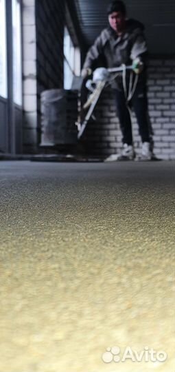 Полусухая стяжка пола за 1 день