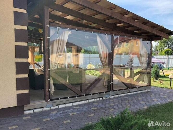 Мягкие окна для беседки