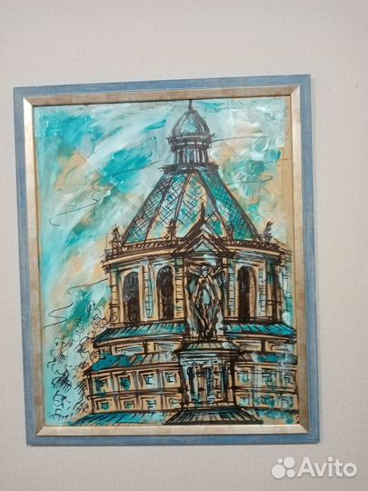 Картина графика обстракция