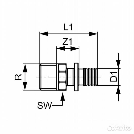 Муфта Tece 705607