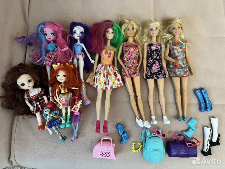Куклы Barbie, Монстер Хай и др